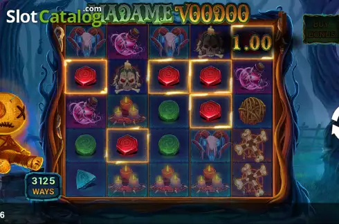 Win Screen 2. Madame Voodoo slot