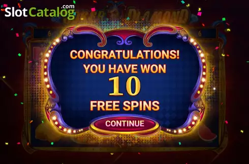 Free Spins Win Screen 2. Joker Diamond slot