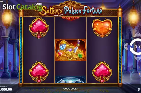 Reel Screen. Sultan's Palace Fortune slot