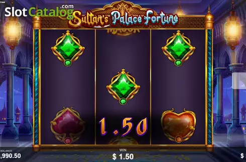 Win Screen 2. Sultan's Palace Fortune slot