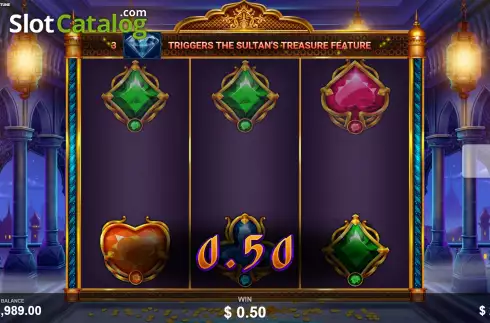 Win Screen 3. Sultan's Palace Fortune slot