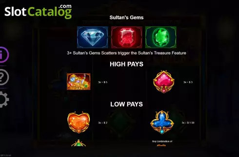 Bildschirm9. Sultan's Palace Fortune slot