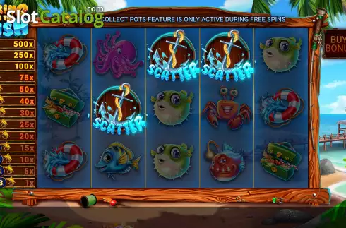 Free Spins Win Screen. Bring in the Fish slot
