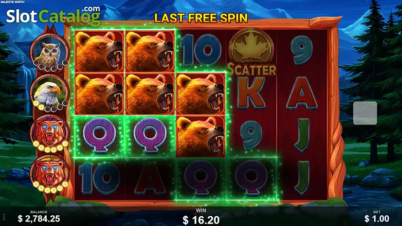 Majestic North Free Spins