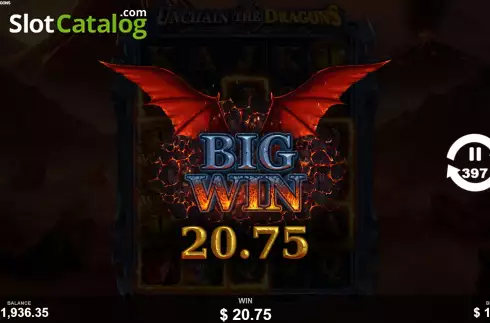 Bildschirm7. Unchain The Dragons slot