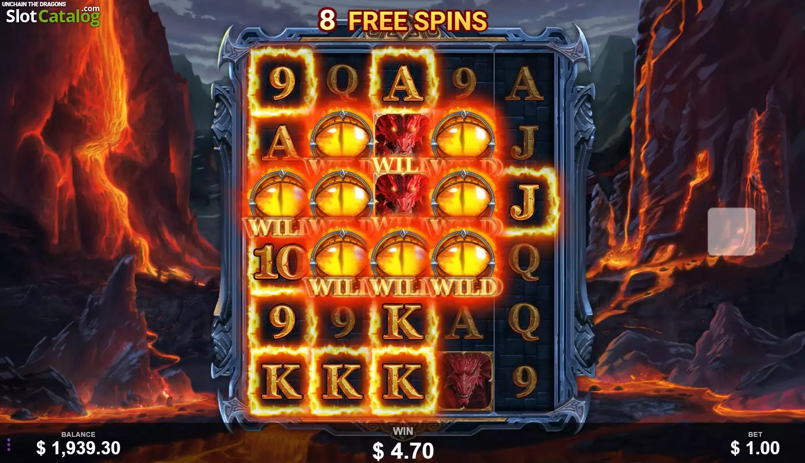 Unchain the Dragons Free Spins