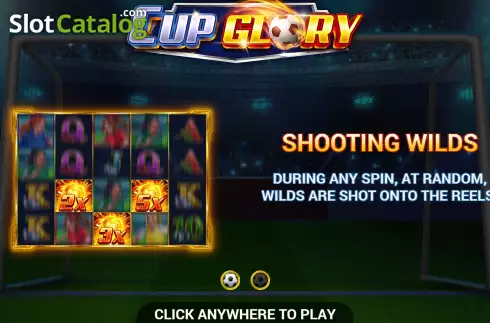 Start Screen. Cup Glory slot
