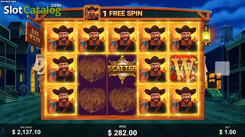 Wild West Ways Slot Free Spins