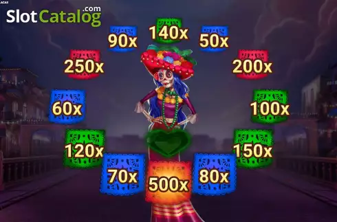 Catrina Bonus Game Win Screen 4. Carnival of Calacas slot
