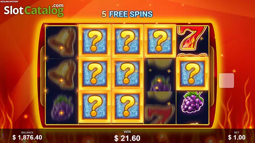 Sizzling Mystery Free Spins