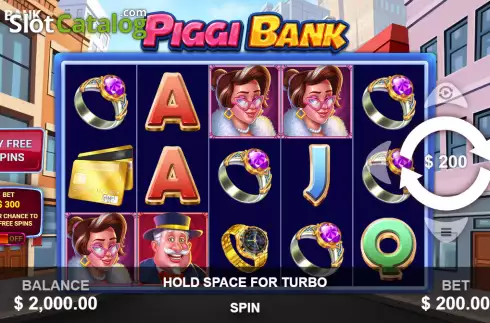 画面2. Piggi Bank カジノスロット
