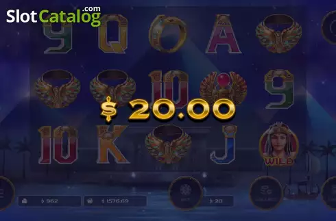 Win Screen 2. A Night With Cleo slot