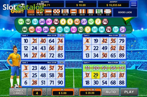 Win Screen 2. Bingo Goal slot