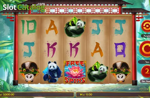 Reel Screen. Pandas Go Wild slot