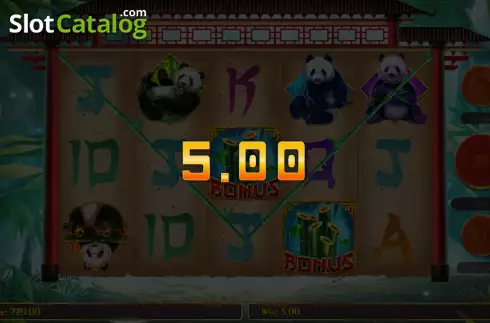 Win Screen 2. Pandas Go Wild slot