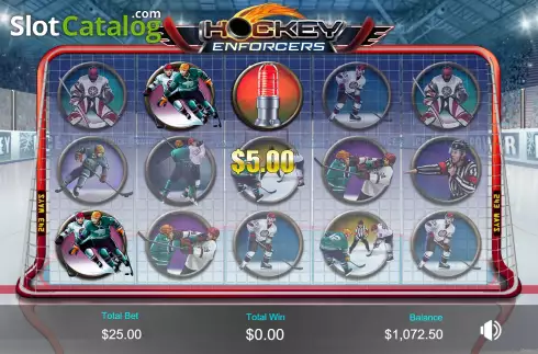 Win Screen 4. Hockey Enforcers slot