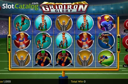 Skärmdump3. Gridiron Glory slot