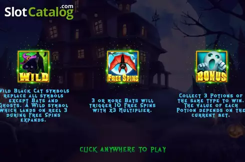 Bildschirm2. Monster Manor slot
