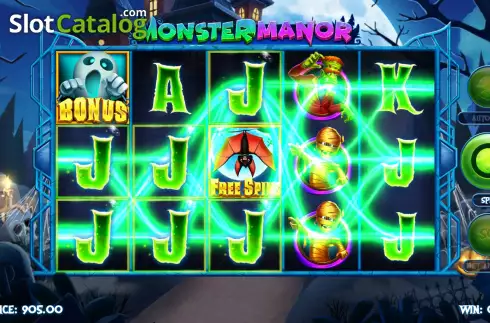 画面5. Monster Manor カジノスロット