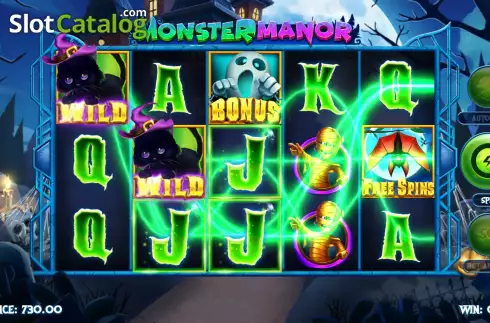 Win Screen 4. Monster Manor slot
