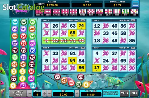 Win Screen 4. Pesca Bingo slot