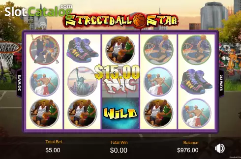 Win Screen 3. Streetball Star slot