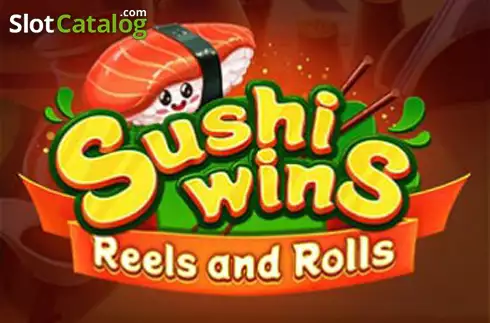 Sushi Wins - Reels and Rolls Logotipo