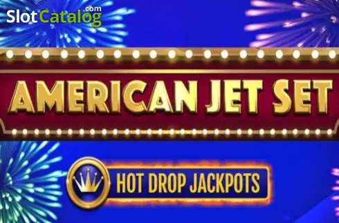 American Jet Set Hot Drop Jackpots Logotipo