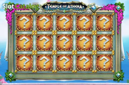 Game screen. Temple of Athena slot