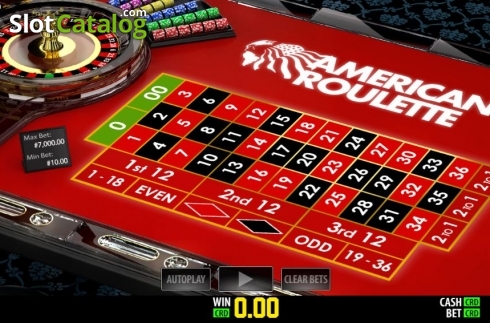 Game Screen 1. American Roulette Privee slot