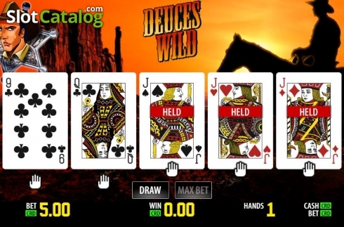 Game Screen 1. Deuces Wild (Play Labs) slot