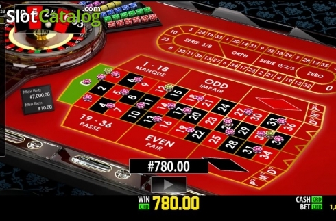 Game Screen 2. French Roulette Privee slot