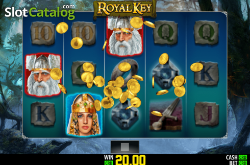 Win Screen 3. Royal Key slot