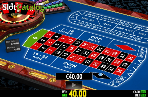 Ecran5. French Pro Roulette (Play Labs) slot