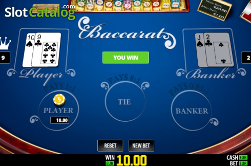 Schermo5. Baccarat Pro (Play Labs) slot