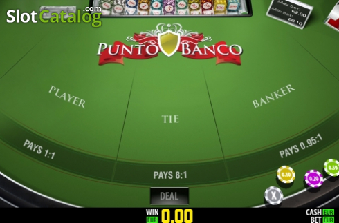 Game screen. Punto Banco (Play Labs) slot