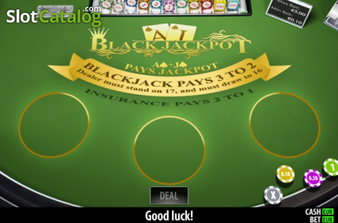 Schermo2. Black Jackpot (Play Labs) slot