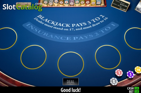 Game screen. BlackJack Pro (Play Labs) slot