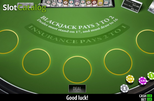 Game screen. BlackJack (Play Labs) slot