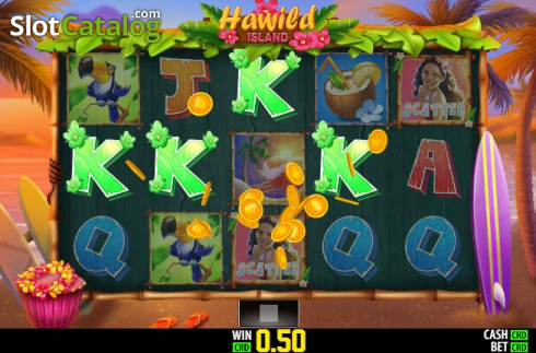 Win screen 3. Hawild Island slot