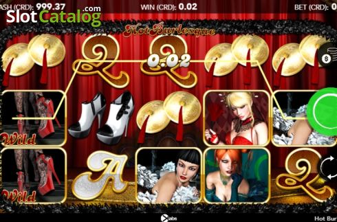 Bildschirm4. Hot Burlesque slot