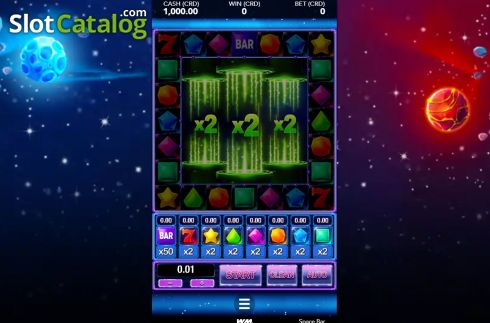 Game Screen 1. Space Bar slot