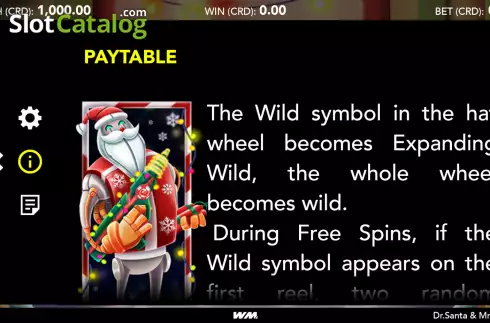 Wild screen 2. Dr. Santa & Mr. Claus slot