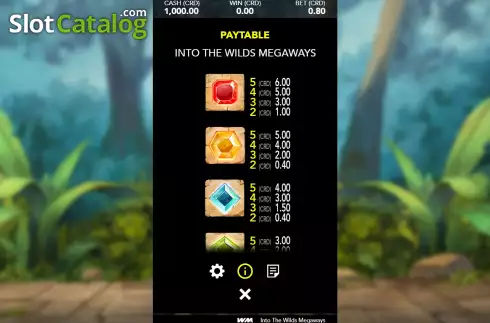 Bildschirm8. Into The Wilds Megaways slot