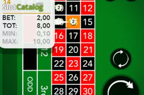 Skärmdump3. Instant Roulette (World Match) slot