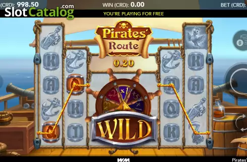 Schermo3. Pirates' Route slot