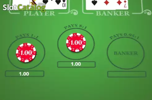 Game screen 3. Instant Baccarat slot
