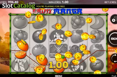 Win screen 2. Fruit Manga slot