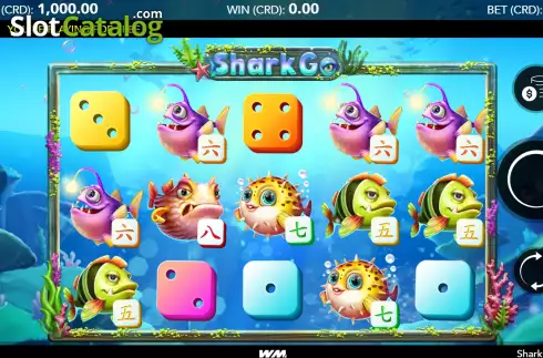 Skärmdump2. SharkGo Dice slot