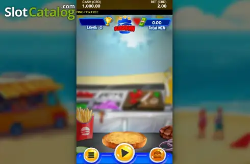Ecran2. Burger Win slot